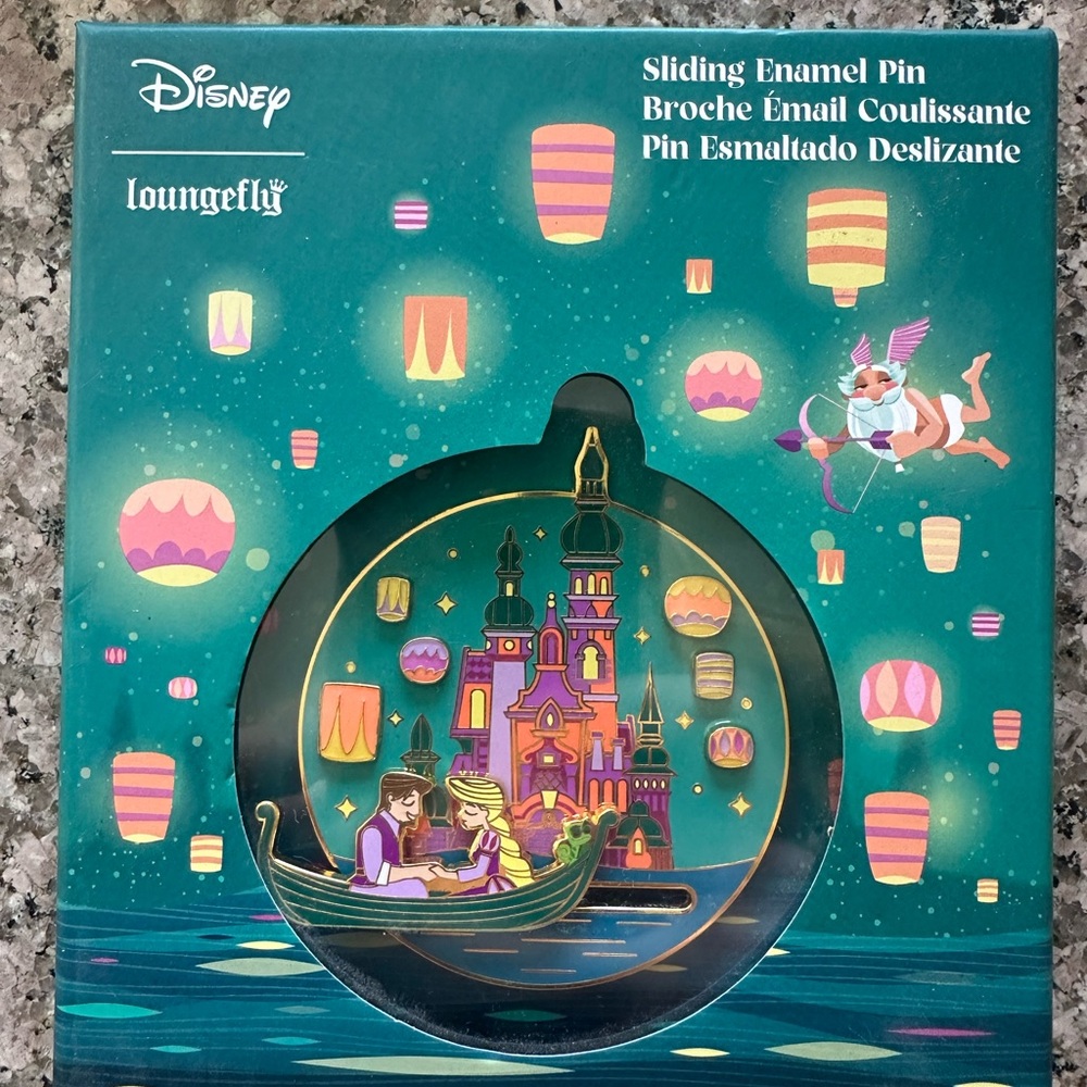Disney Loungefly Sliding Enamel Pin